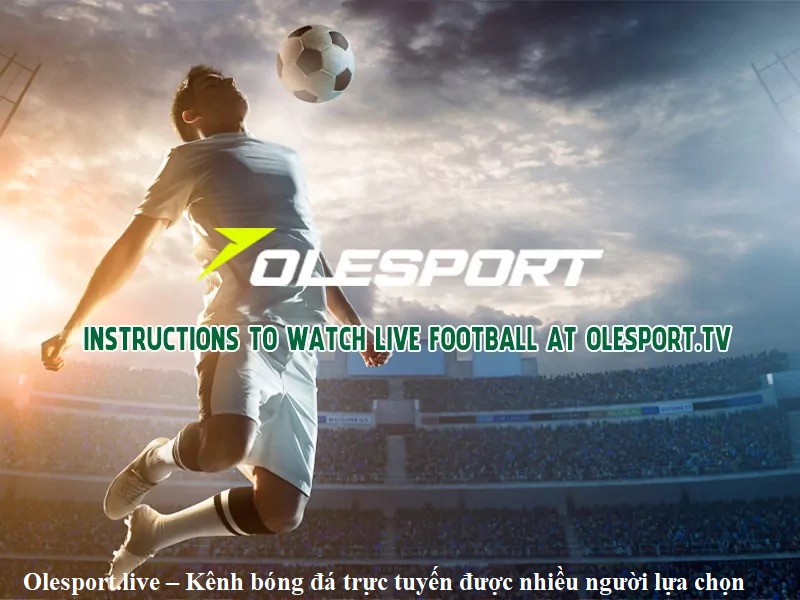 Olesport.live – Kênh bóng đá trực tuyến được nhiều người lựa chọn